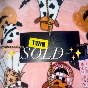 Cowboy Ghost/Pumpkin Blanket - Rachel Roy